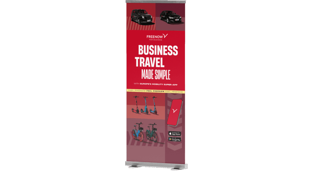 Roll-up für Business Travel Events